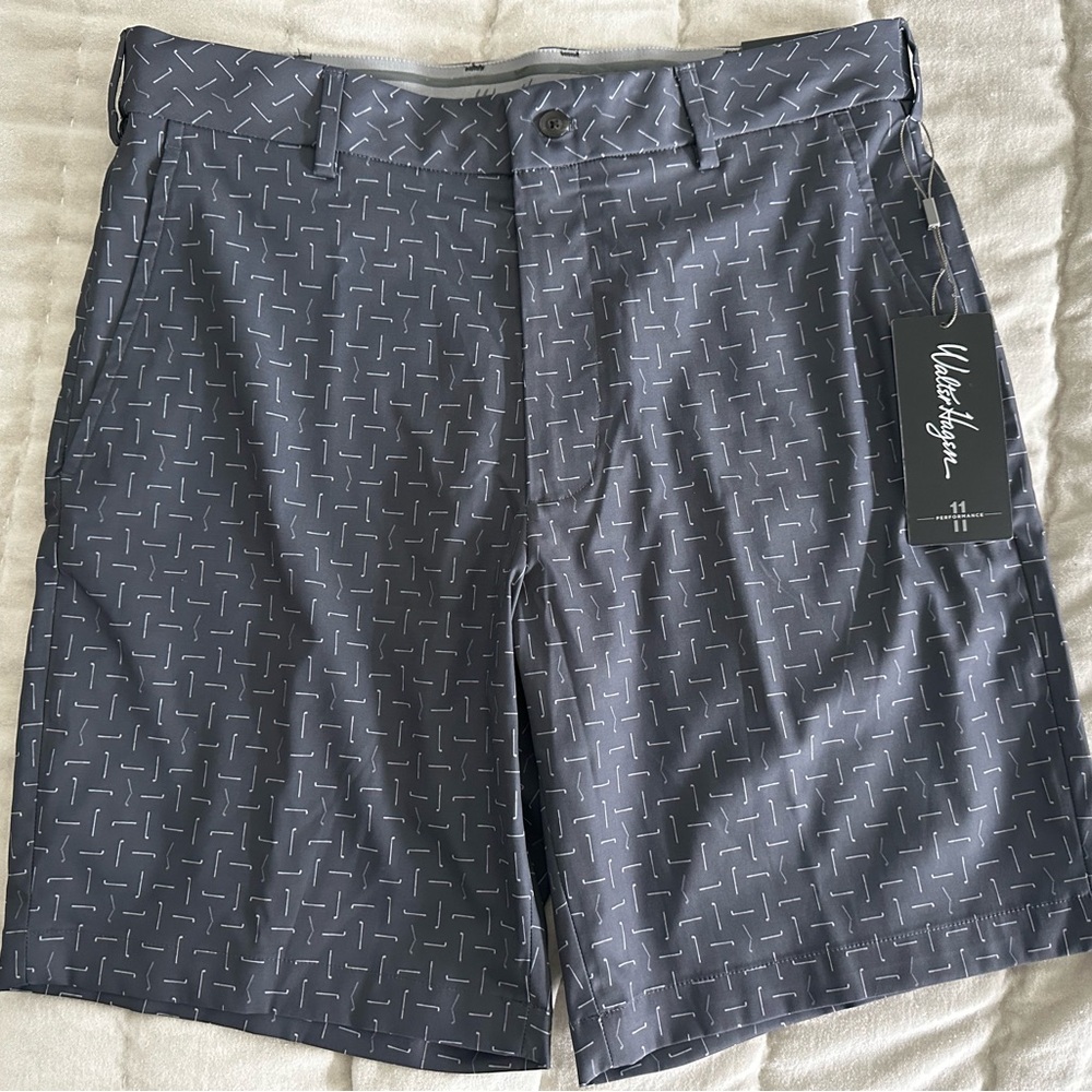 Walter Hagen Golf Men's Patterned Shorts - Gray